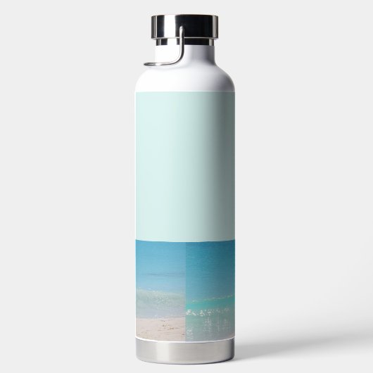 Mooie Flamingo op het strand Waterfles (Rechts)