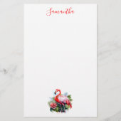 Mooie Flamingo Stationery Briefpapier (Voorkant)
