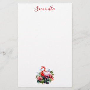 Mooie Flamingo Stationery Briefpapier