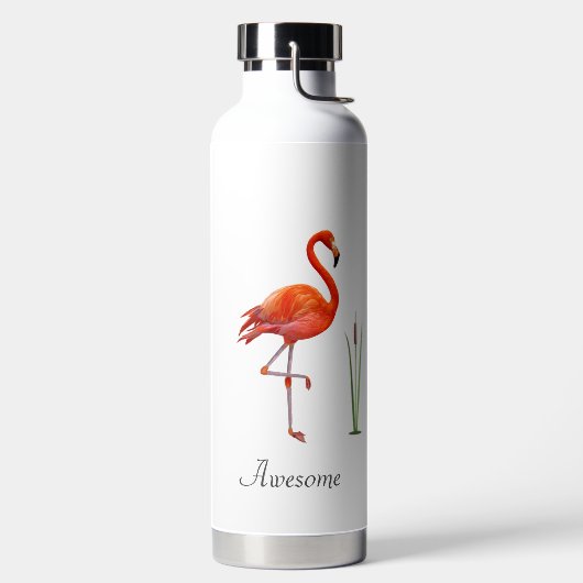 Mooie Flamingo Water Bottle Waterfles (Links)