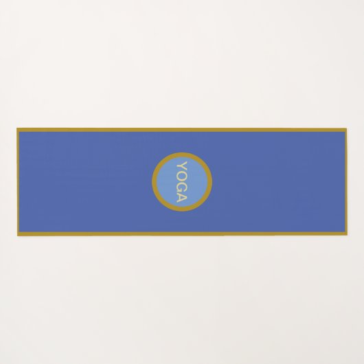 Mooie Flamingos op het strand Yogamat (Achterkant (horizontaal))