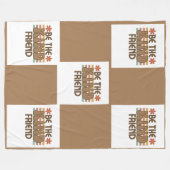 Mooie Fleece Blanket voor je. Deken (Voorkant (Horizontaal))