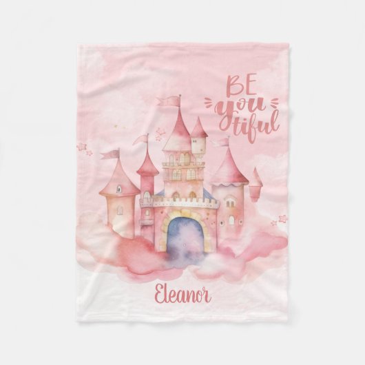 Mooie fleece deken (Voorkant)