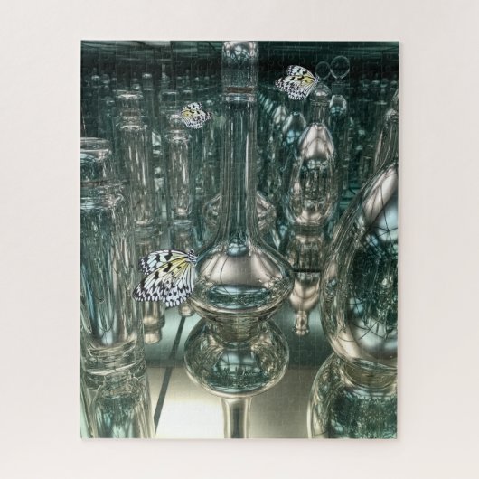 Mooie Flessen en Vlinders Legpuzzel (Verticaal)
