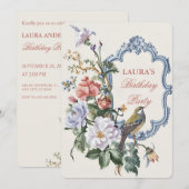 Mooie Flora Fauna kunst Kaart (Voorkant / Achterkant)