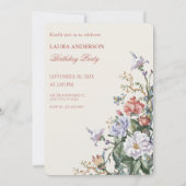 Mooie Flora Fauna kunst Kaart (Achterkant)