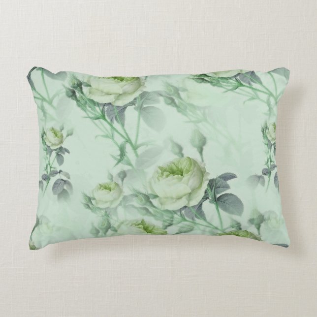 Mooie  Floral Accent Kussen (Voorkant)