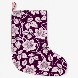 Mooie Floral achtergrond Kleine Kerstsok