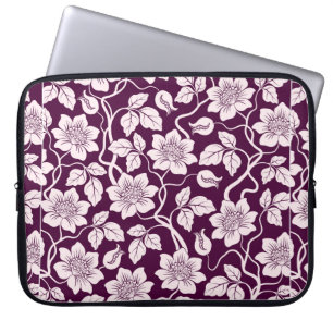 Mooie Floral achtergrond Laptop Sleeve
