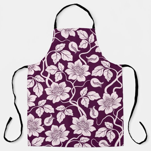Mooie Floral achtergrond Schort (Voorkant)