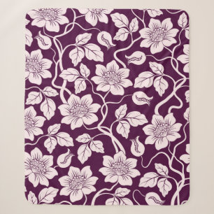Mooie Floral achtergrond Sherpa Deken
