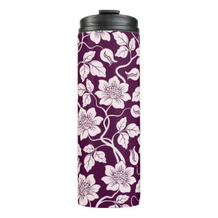Mooie Floral achtergrond Thermosbeker