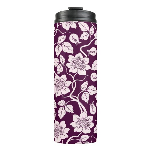 Mooie Floral achtergrond Thermosbeker (Voorkant)