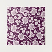 Mooie Floral achtergrond Wandkleed (Voorkant (horizontaal))