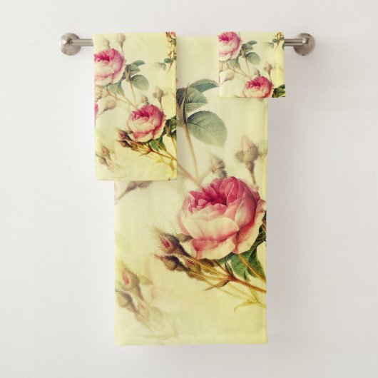 Mooie  Floral Bad Handdoek (Insitu)