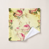 Mooie  Floral Bad Handdoek (Wasdoekje)