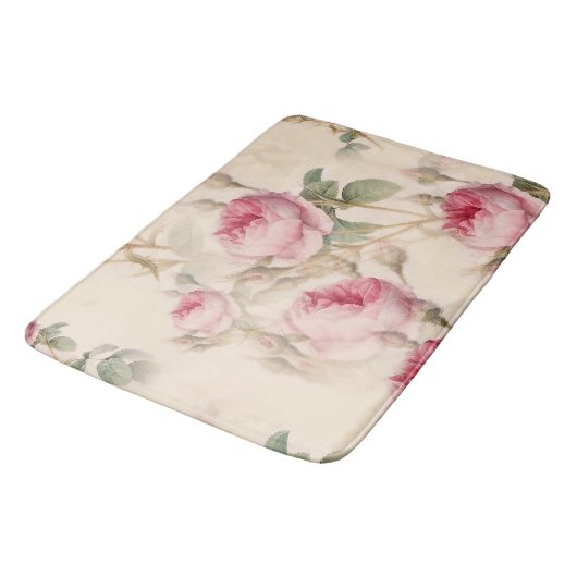 Mooie  Floral Badmat (Gekanteld)