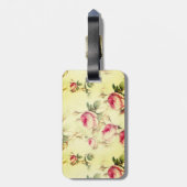 Mooie  Floral Bagagelabel (Achterkant verticaal)