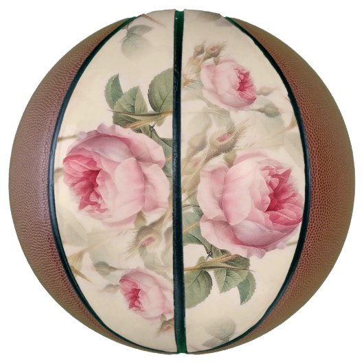 Mooie  Floral Basketbal (Verticaal)