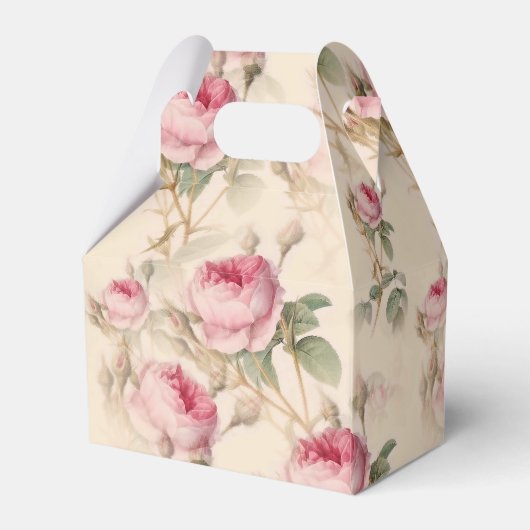 Mooie  Floral Bedankdoosjes (Achterkant)