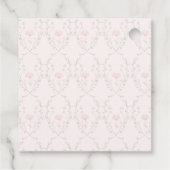 Mooie Floral Bedankjes Labels (Achterkant)