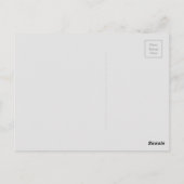 mooie floral Bedankt voor je kaartje Briefkaart (Achterkant)