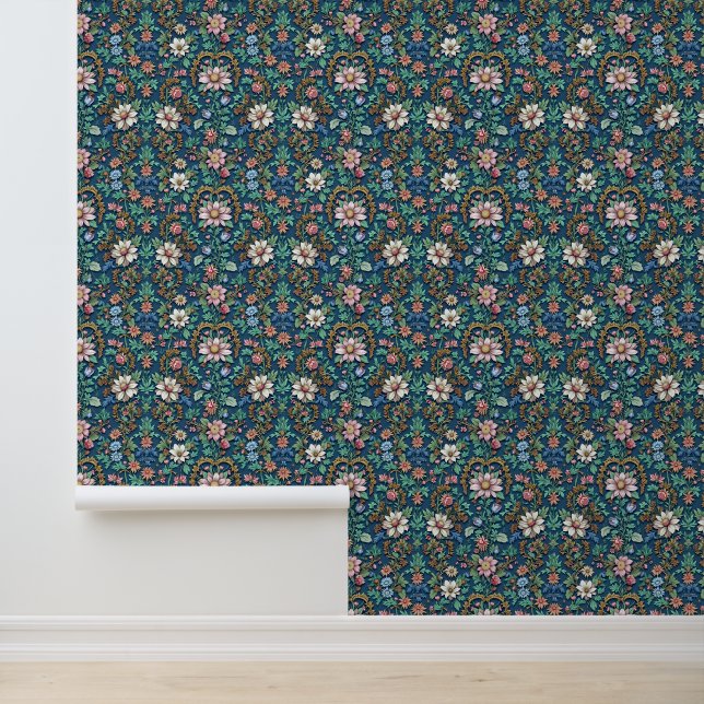 Mooie  Floral Behang (Applicatie)