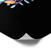 Mooie Floral Blessed Poster (Hoek)