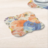 Mooie Floral Bouquet-illustratie Kartonnen Onderzetters (Gekanteld)