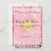 Mooie Floral-bruiloft Kaart (Voorkant)