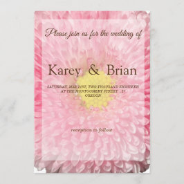 Mooie Floral-bruiloft Kaart