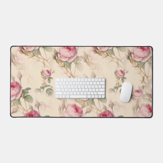 Mooie  Floral Bureaumat (Keyboard & Muis)