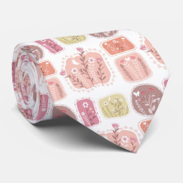 Mooie Floral Butterfly Garden Stropdas