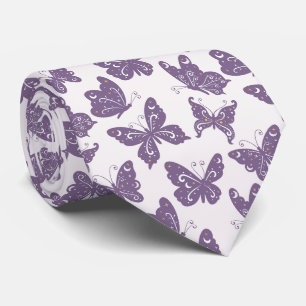 Mooie Floral Butterfly Garden Stropdas