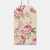 Mooie  Floral Cadeaulabel (Voorkant)