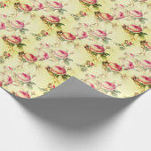 Mooie Floral Cadeaupapier (Hoek)