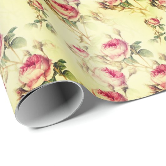 Mooie Floral Cadeaupapier (Rol Hoek)