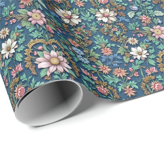 Mooie Floral Cadeaupapier (Rol Hoek)