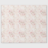 Mooie Floral Cadeaupapier (Vlak)