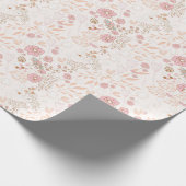 Mooie Floral Cadeaupapier (Hoek)