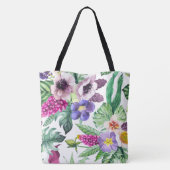 Mooie Floral-Canvas tas (Achterkant)