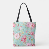 Mooie Floral Canvas tas (Achterkant)