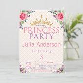 Mooie Floral Chic Birthday Kaart (Staand voorkant)