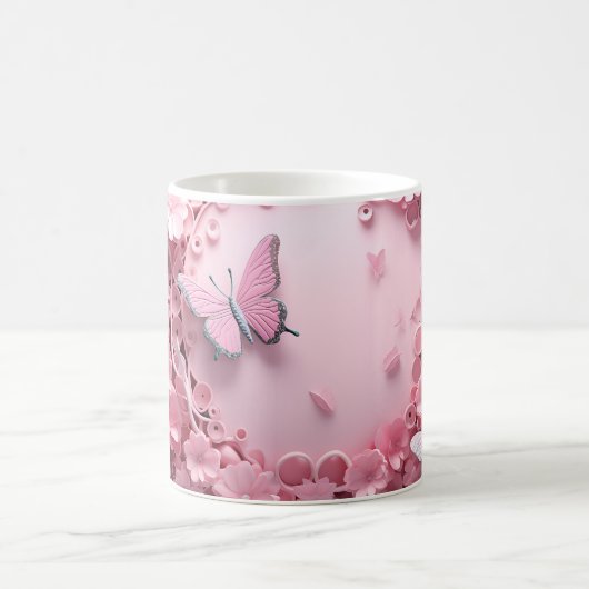 Mooie Floral Design Koffie Mok (Center)