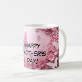 Mooie Floral Design Koffie Mok (Voorkant rechts)