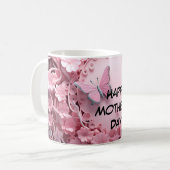 Mooie Floral Design Koffie Mok (Voorkant links)