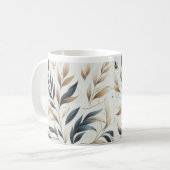 Mooie Floral Design Koffie Mok/ Elegant Design Koffiemok (Voorkant links)