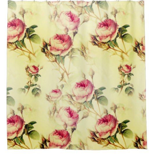 Mooie Floral Douchegordijn (Voorkant)