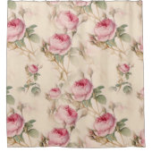 Mooie  Floral Douchegordijn (Voorkant)