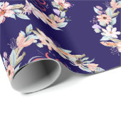 Mooie Floral Eid Gift Wrap Moslim Vakantie Cadeaupapier (Rol Hoek)